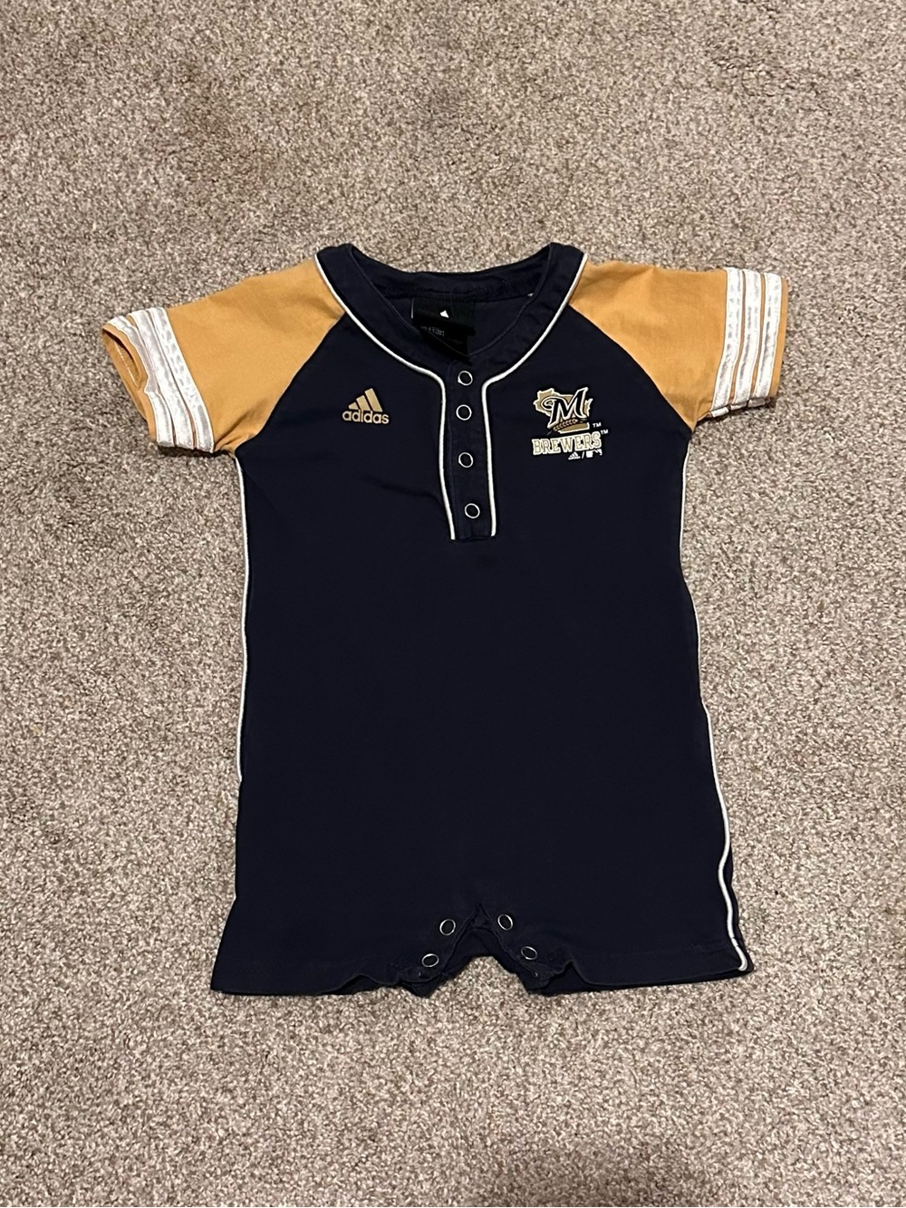 adidas Milwaukee Brewers Kids Romper